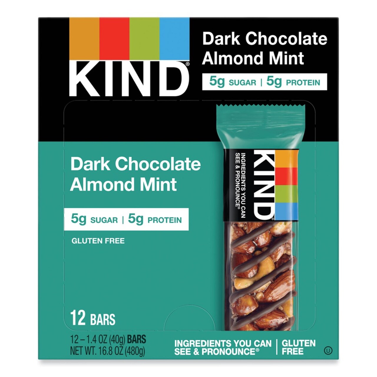 KIND 1.4 oz. Nuts and Spices Bar - Dark Chocolate Mocha Almond (12/Box)